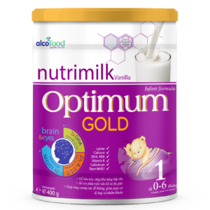 SỮA GIÚP BÉ PHÁT TRIỂN TOÀN DIỆN - NUTRIMILK OPTIMUM GOLD 1 - 400G